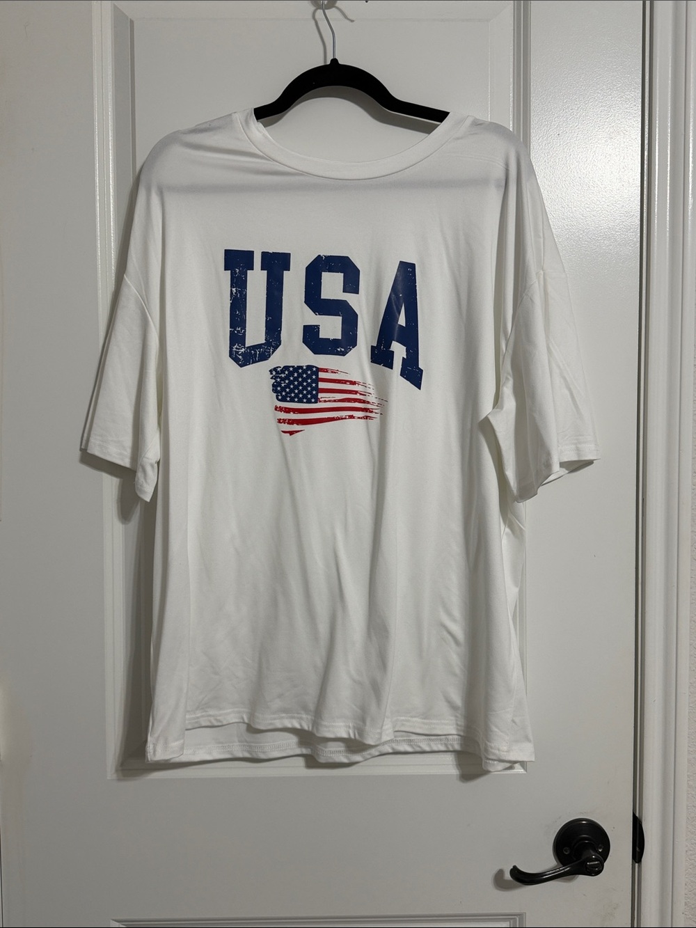 USA Graphic Short Sleeve T-Shirt - White